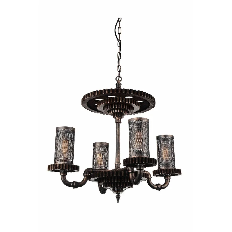 Chandeliers with Metal Frames in Bronze FinishChandeliers with Metal Frames in Bronze FinishManchi Chandelier