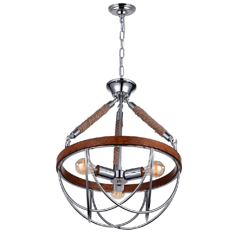 Chandeliers with Metal Frames in Silver FinishChandeliers with Metal Frames in Silver FinishParana Chandelier