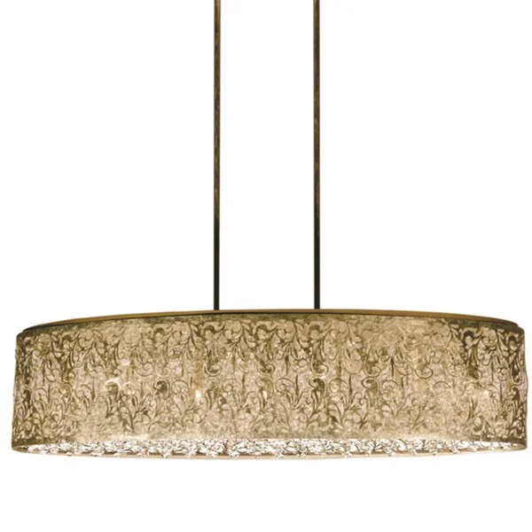 Chandeliers with Venetian Glass for a Luxurious LookChandeliers with Venetian Glass for a Luxurious LookDainolite Gold 7-light Crystal Oval Palladium Chandelier