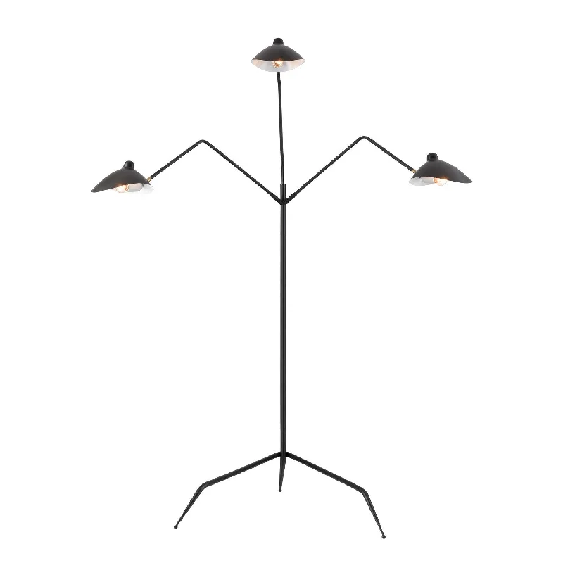 Risley Three Light Floor Lamp