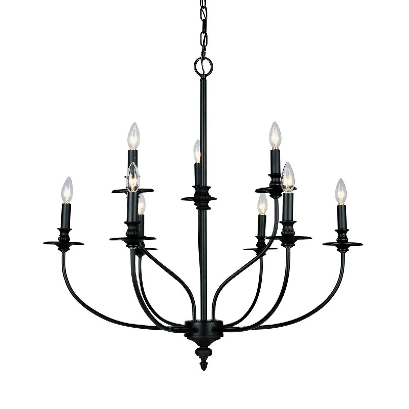 Chandeliers with Venetian Glass for a Luxurious LookChandeliers with Venetian Glass for a Luxurious LookEva Home New Haven OB Nine Light Chandelier Hartford Oil Rubbed Bronze - Exact Size