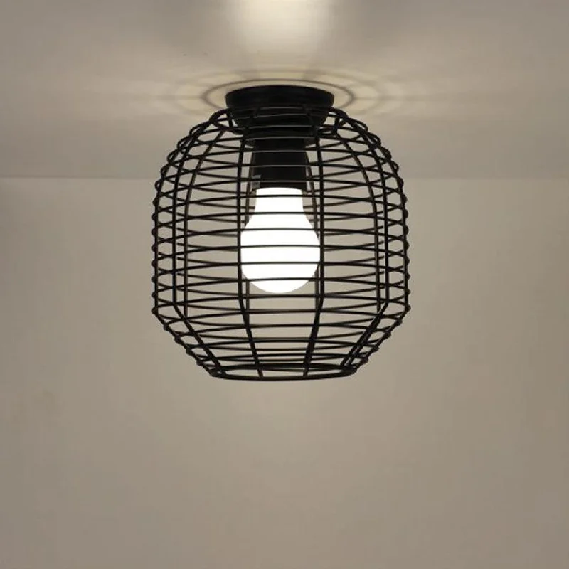 Eve.18 Wire Retro industrial DIY Shade in Black, Copper or White