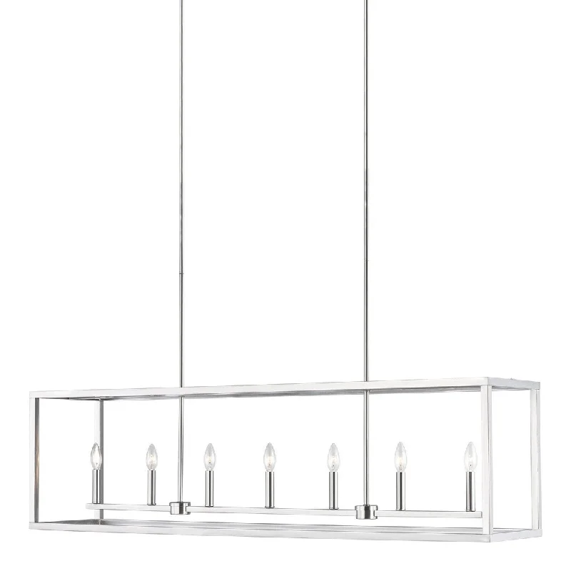 Mid - Century Modern Chandeliers for Vintage AppealMid - Century Modern Chandeliers for Vintage AppealGiuseppe Seven Light Island Pendant - Exact Size