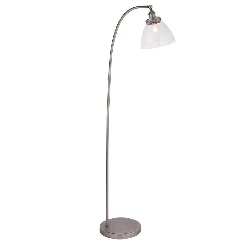 Hansen Brushed Steel Floor Lamp