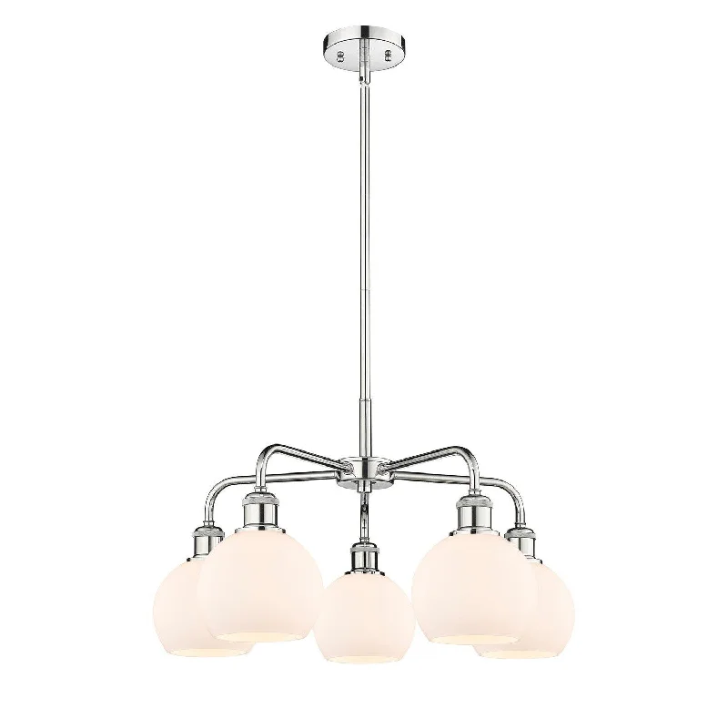 Chandeliers with Murano Glass for a High - End Artistic TouchChandeliers with Murano Glass for a High - End Artistic TouchInnovations Downtown Urban 516-5CR-PC-G121-6 Chandelier Light - Polished Chrome