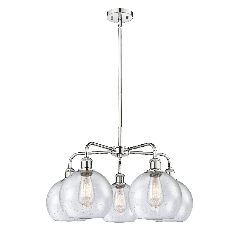 Chandeliers with Frosted Glass for a Softer Light DiffusionChandeliers with Frosted Glass for a Softer Light DiffusionInnovations Downtown Urban 516-5CR-PC-G124-8 Chandelier Light - Polished Chrome Chandeliers with Frosted Glass for a Softer Light DiffusionChandeliers with Frosted Glass for a Softer Light DiffusionInnovations Downtown Urban 516-5CR-PC-G124-8 Chandelier Light - Polished Chrome