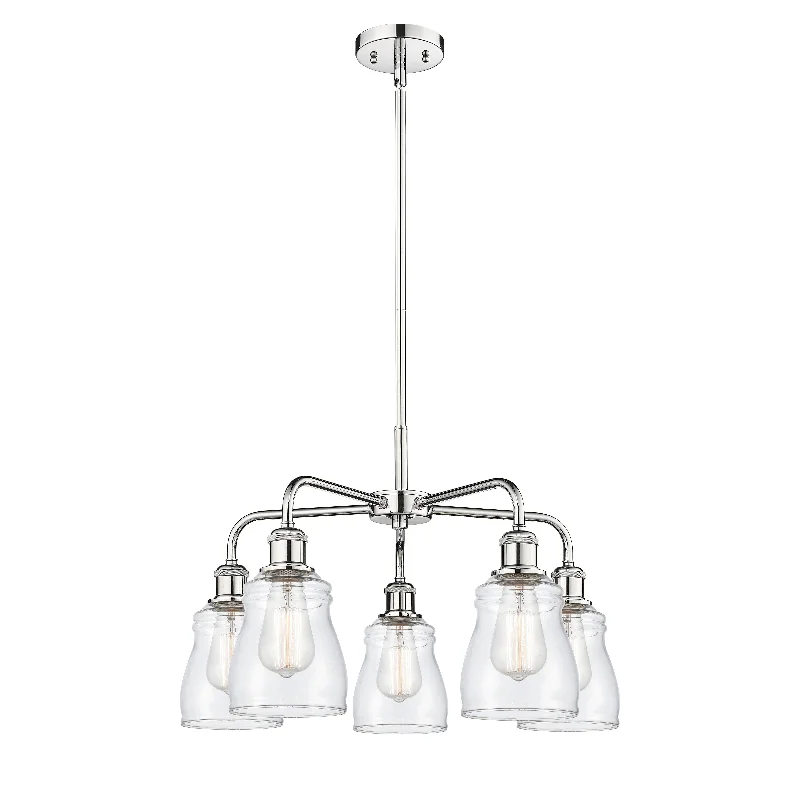 Chandeliers for Living Rooms to Create a Focal PointChandeliers for Living Rooms to Create a Focal PointInnovations Downtown Urban 516-5CR-PC-G392 Chandelier Light - Polished Chrome