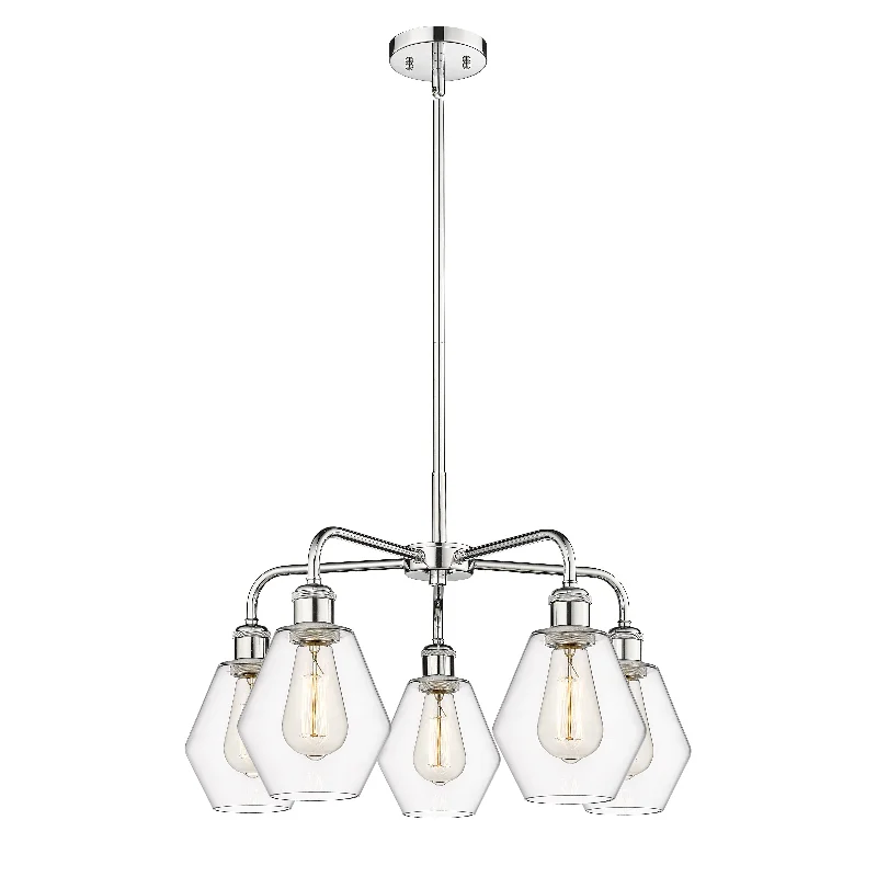 Modern Crystal Chandeliers for Contemporary HomesModern Crystal Chandeliers for Contemporary HomesInnovations Downtown Urban 516-5CR-PC-G652-6 Chandelier Light - Polished Chrome