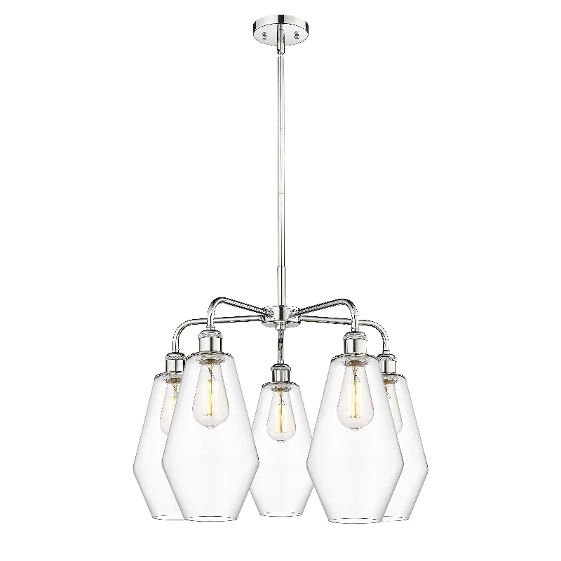 Chandeliers with Candle - Style Bulbs for a Classic AestheticChandeliers with Candle - Style Bulbs for a Classic AestheticInnovations Downtown Urban 516-5CR-PC-G652-7 Chandelier Light - Polished Chrome