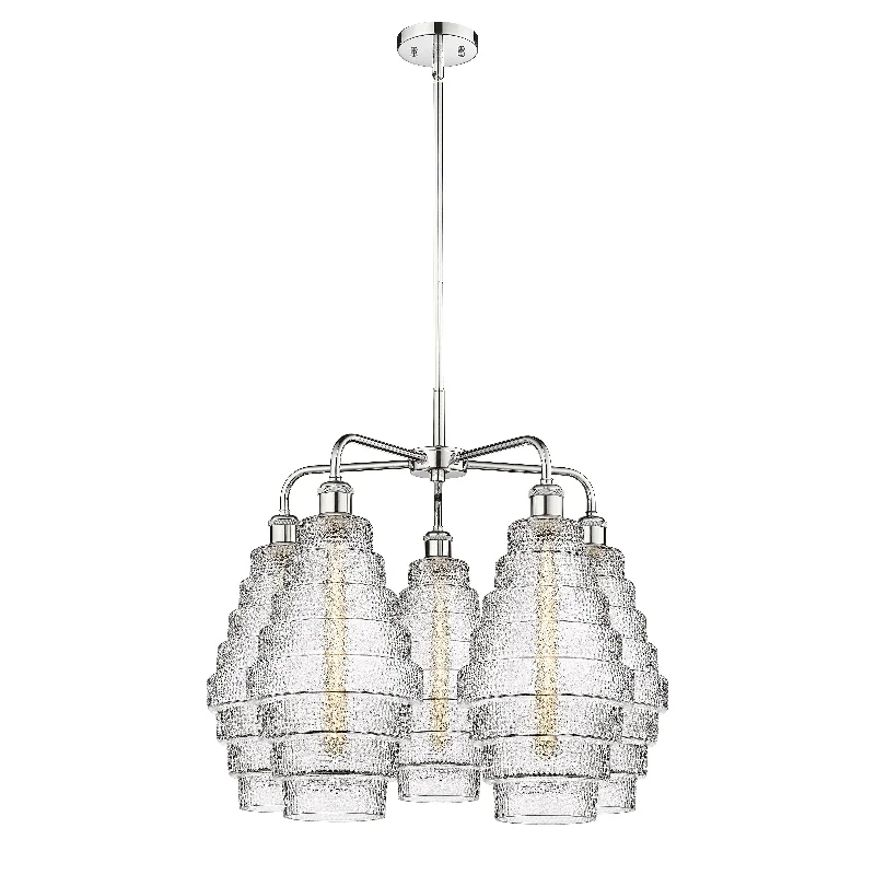 Modern Crystal Chandeliers for Contemporary HomesModern Crystal Chandeliers for Contemporary HomesInnovations Downtown Urban 516-5CR-PC-G672-8 Chandelier Light - Polished Chrome