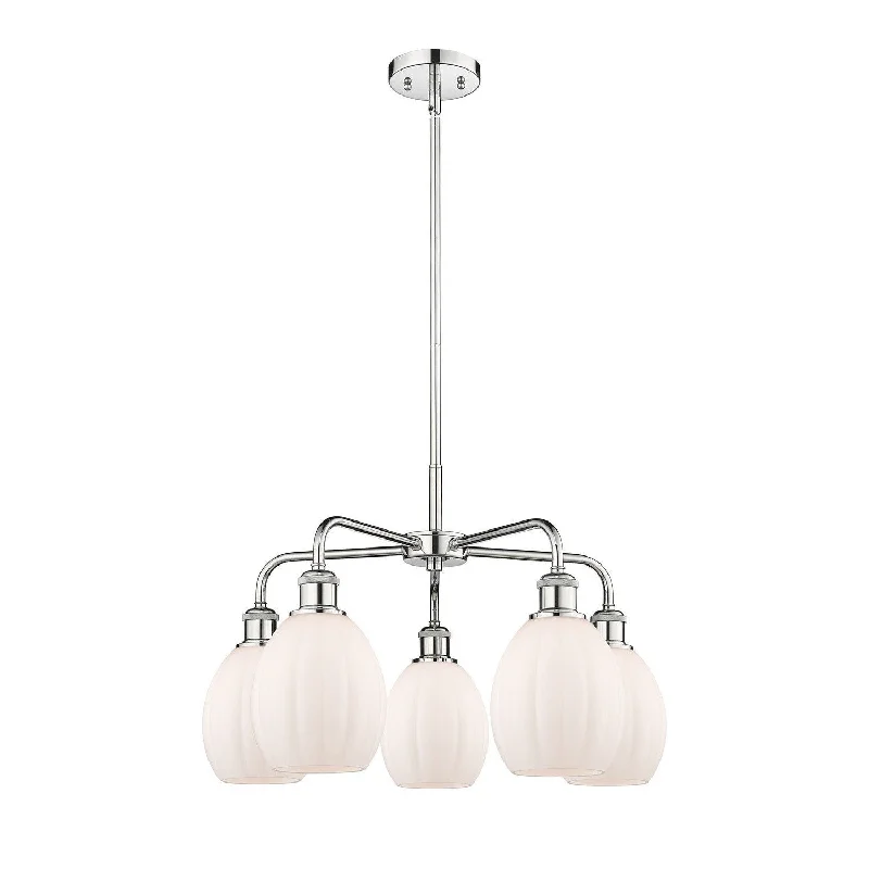 Chandeliers for Living Rooms to Create a Focal PointChandeliers for Living Rooms to Create a Focal PointInnovations Downtown Urban 516-5CR-PC-G81 Chandelier Light - Polished Chrome