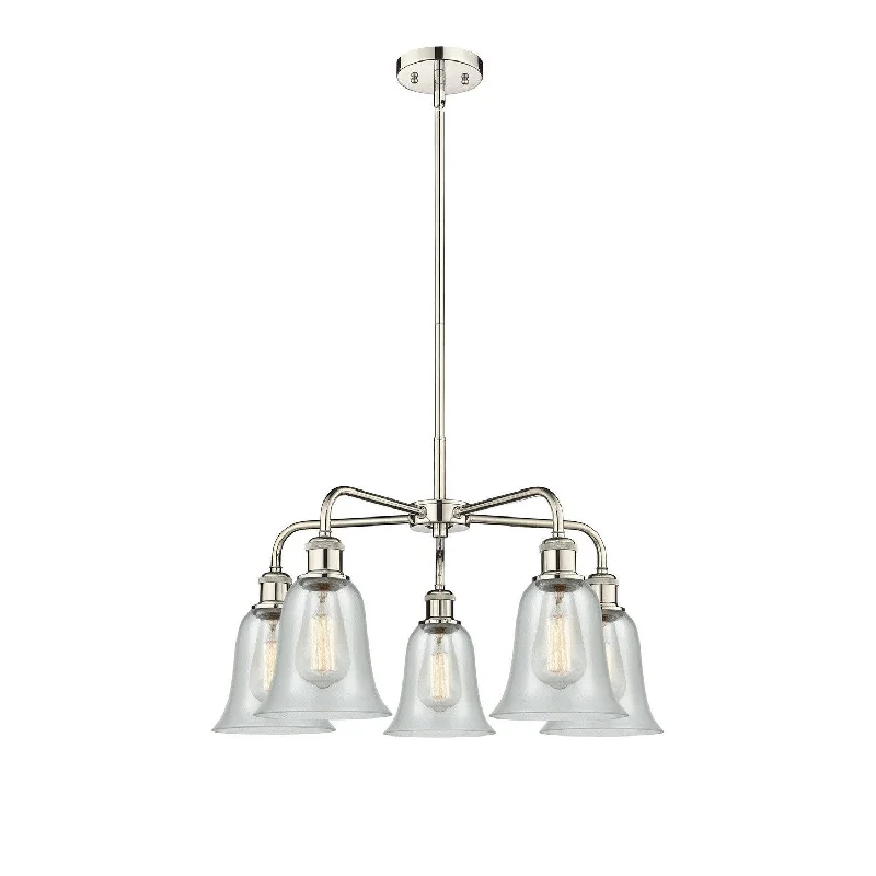Minimalist Chandeliers for Sleek and Simple InteriorsMinimalist Chandeliers for Sleek and Simple InteriorsInnovations Downtown Urban 516-5CR-PN-G2812 Chandelier Light - Polished Nickel