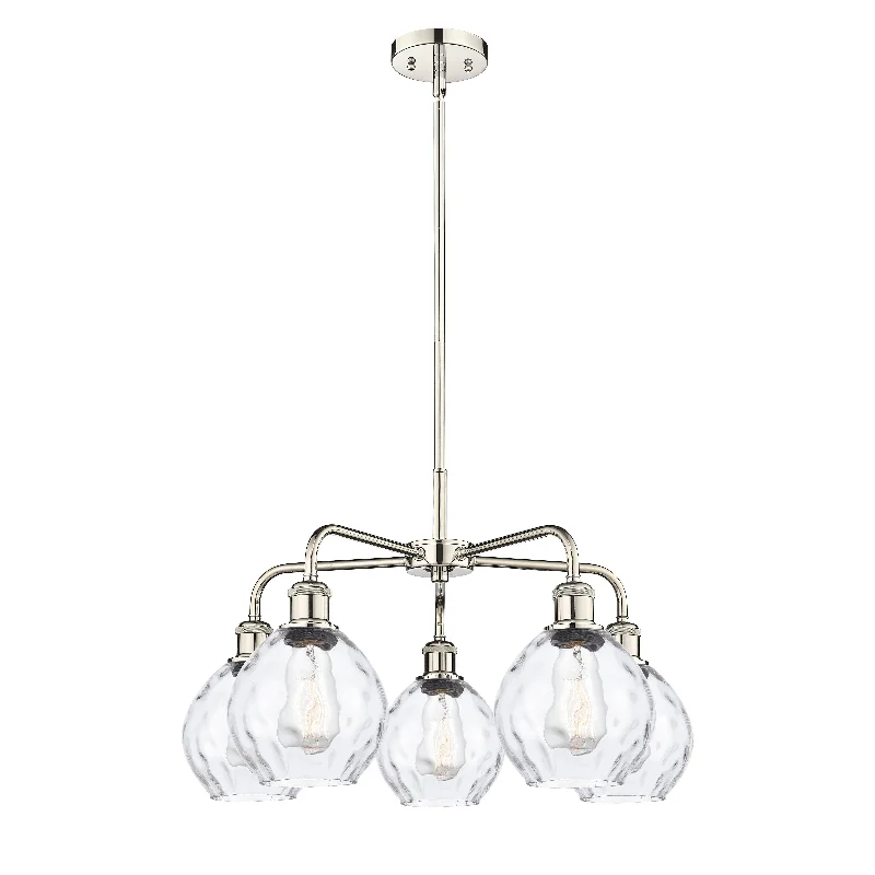 Modern Crystal Chandeliers for Contemporary HomesModern Crystal Chandeliers for Contemporary HomesInnovations Downtown Urban 516-5CR-PN-G362 Chandelier Light - Polished Nickel