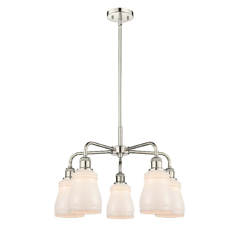 Art Deco Chandeliers for a Retro - Glam LookArt Deco Chandeliers for a Retro - Glam LookInnovations Downtown Urban 516-5CR-PN-G391 Chandelier Light - Polished Nickel