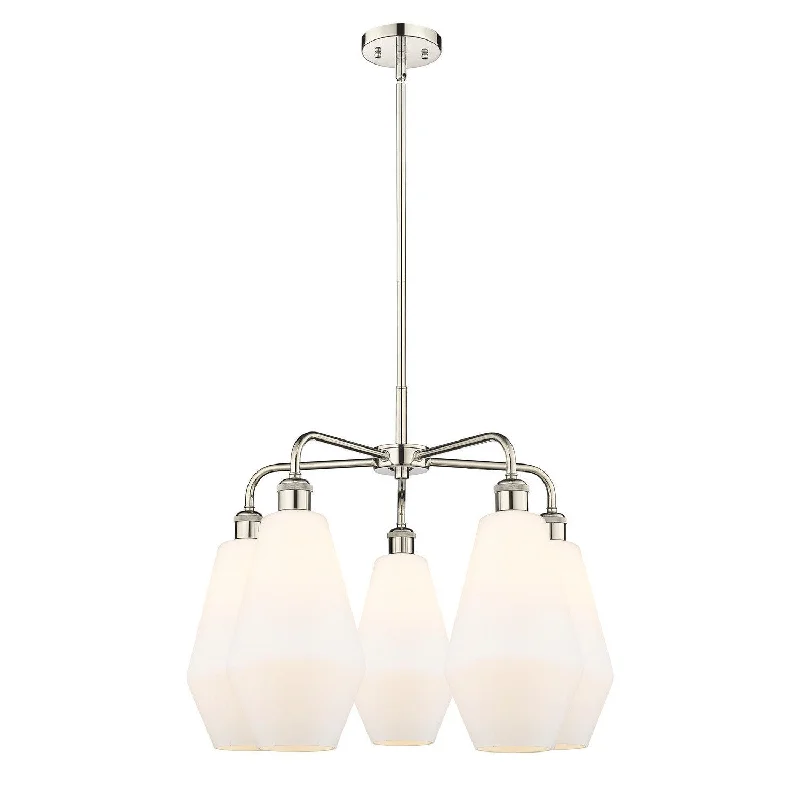 Mini Chandeliers for Adding Charm to Small SpacesMini Chandeliers for Adding Charm to Small SpacesInnovations Downtown Urban 516-5CR-PN-G651-7 Chandelier Light - Polished Nickel