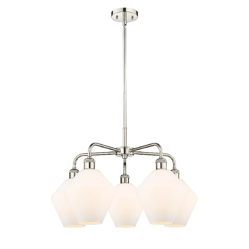 Mini Chandeliers for Adding Charm to Small SpacesMini Chandeliers for Adding Charm to Small SpacesInnovations Downtown Urban 516-5CR-PN-G651-8 Chandelier Light - Polished Nickel