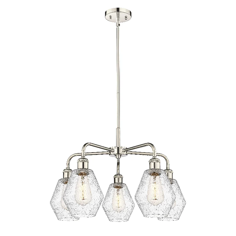 Chandeliers with Venetian Glass for a Luxurious LookChandeliers with Venetian Glass for a Luxurious LookInnovations Downtown Urban 516-5CR-PN-G654-6 Chandelier Light - Polished Nickel