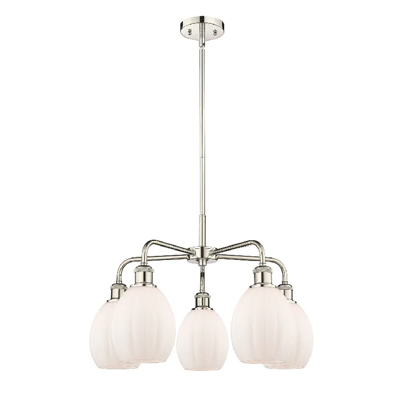 Chandeliers with Adjustable Arms for Directional LightingChandeliers with Adjustable Arms for Directional LightingInnovations Downtown Urban 516-5CR-PN-G81 Chandelier Light - Polished Nickel
