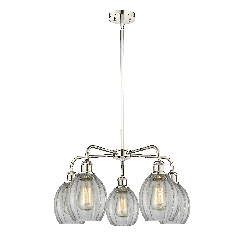Chandeliers for Low Ceilings to Avoid OvercrowdingChandeliers for Low Ceilings to Avoid OvercrowdingInnovations Downtown Urban 516-5CR-PN-G82 Chandelier Light - Polished Nickel