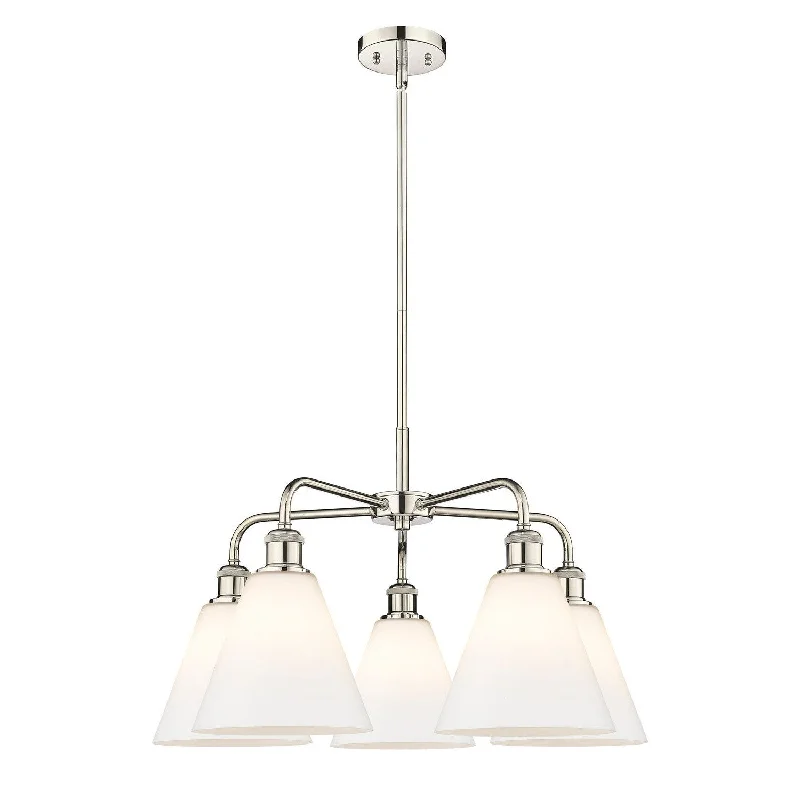 Art Deco Chandeliers for a Retro - Glam LookArt Deco Chandeliers for a Retro - Glam LookInnovations Downtown Urban 516-5CR-PN-GBC-81 Chandelier Light - Polished Nickel