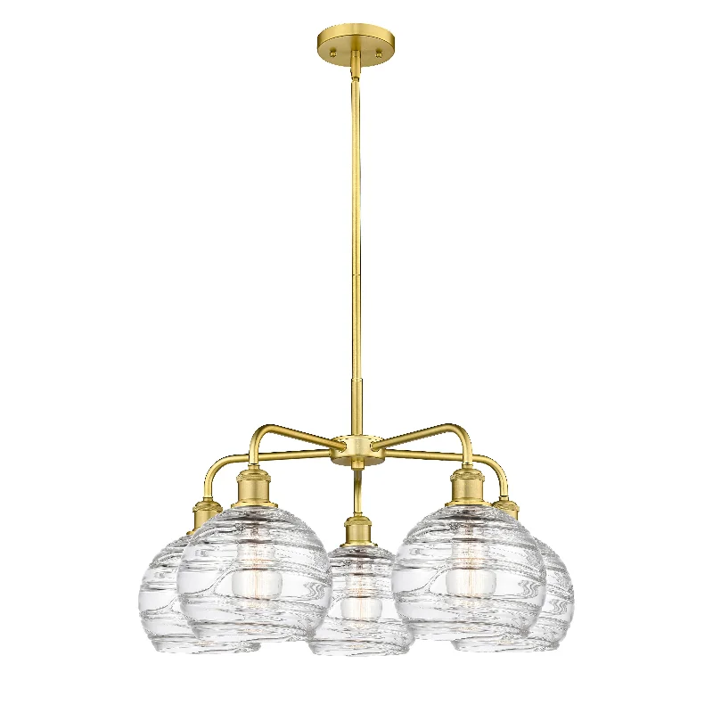 Chandeliers with Candle - Style Bulbs for a Classic AestheticChandeliers with Candle - Style Bulbs for a Classic AestheticInnovations Downtown Urban 516-5CR-SG-G1213-8 Chandelier Light - Satin Gold