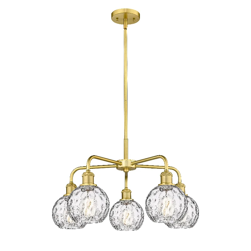 Small Chandeliers for Compact RoomsSmall Chandeliers for Compact RoomsInnovations Downtown Urban 516-5CR-SG-G1215-6 Chandelier Light - Satin Gold