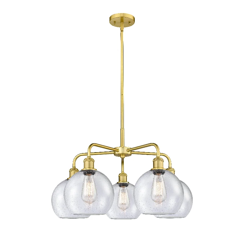 LED Chandeliers for Energy - Efficient LightingLED Chandeliers for Energy - Efficient LightingInnovations Downtown Urban 516-5CR-SG-G124-8 Chandelier Light - Satin Gold