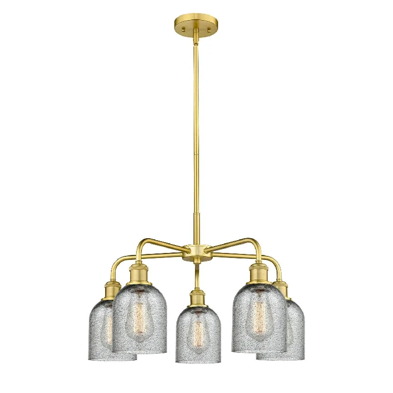 Chandeliers for Low Ceilings to Avoid OvercrowdingChandeliers for Low Ceilings to Avoid OvercrowdingInnovations Downtown Urban 516-5CR-SG-G257 Chandelier Light - Satin Gold