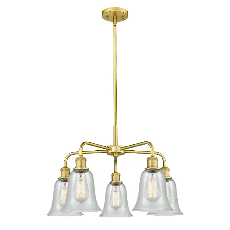 Mini Chandeliers for Adding Charm to Small SpacesMini Chandeliers for Adding Charm to Small SpacesInnovations Downtown Urban 516-5CR-SG-G2812 Chandelier Light - Satin Gold