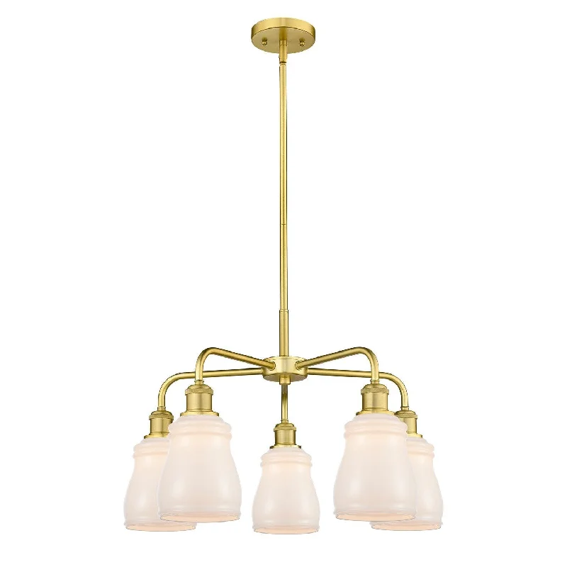 Rustic Wood Chandeliers for Country - Style HousesRustic Wood Chandeliers for Country - Style HousesInnovations Downtown Urban 516-5CR-SG-G391 Chandelier Light - Satin Gold