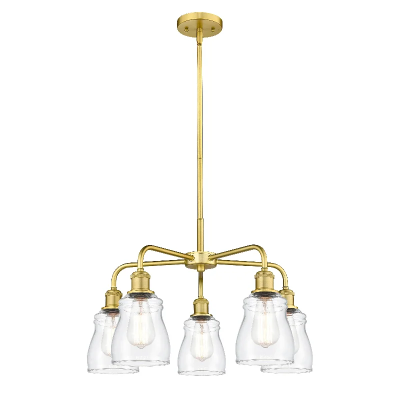 Modern Crystal Chandeliers for Contemporary HomesModern Crystal Chandeliers for Contemporary HomesInnovations Downtown Urban 516-5CR-SG-G392 Chandelier Light - Satin Gold