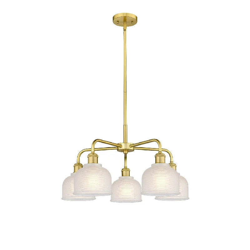 Modern Crystal Chandeliers for Contemporary HomesModern Crystal Chandeliers for Contemporary HomesInnovations Downtown Urban 516-5CR-SG-G411 Chandelier Light - Satin Gold