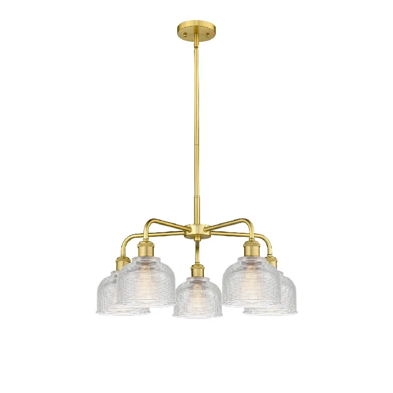 Chandeliers with Metal Frames in Silver FinishChandeliers with Metal Frames in Silver FinishInnovations Downtown Urban 516-5CR-SG-G412 Chandelier Light - Satin Gold