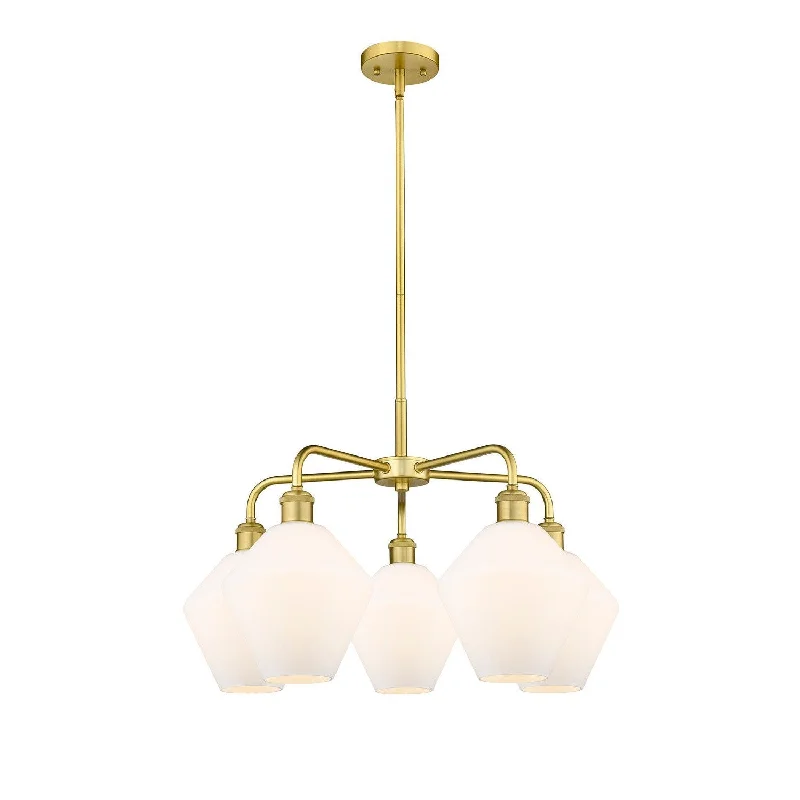 Chandeliers for High Ceilings to Fill Vertical SpaceChandeliers for High Ceilings to Fill Vertical SpaceInnovations Downtown Urban 516-5CR-SG-G651-8 Chandelier Light - Satin Gold