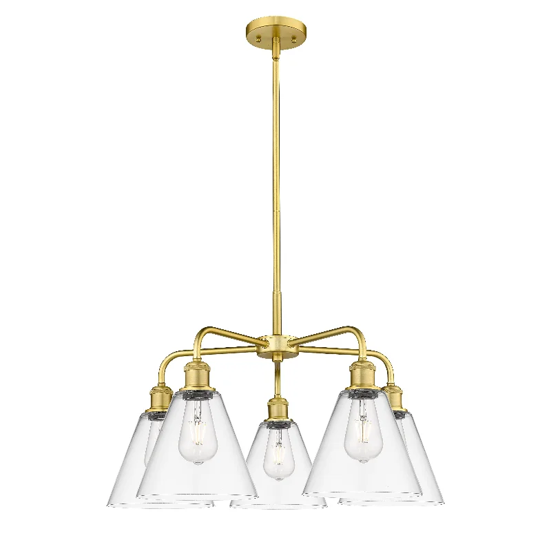 Modern Crystal Chandeliers for Contemporary HomesModern Crystal Chandeliers for Contemporary HomesInnovations Downtown Urban 516-5CR-SG-GBC-82 Chandelier Light - Satin Gold