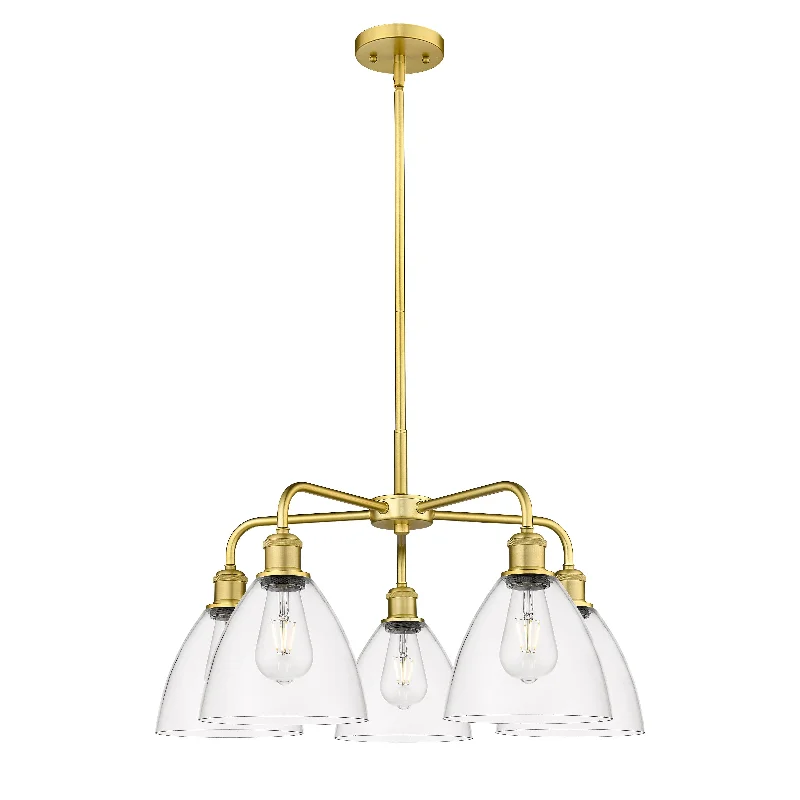 Chandeliers for High Ceilings to Fill Vertical SpaceChandeliers for High Ceilings to Fill Vertical SpaceInnovations Downtown Urban 516-5CR-SG-GBD-752 Chandelier Light - Satin Gold