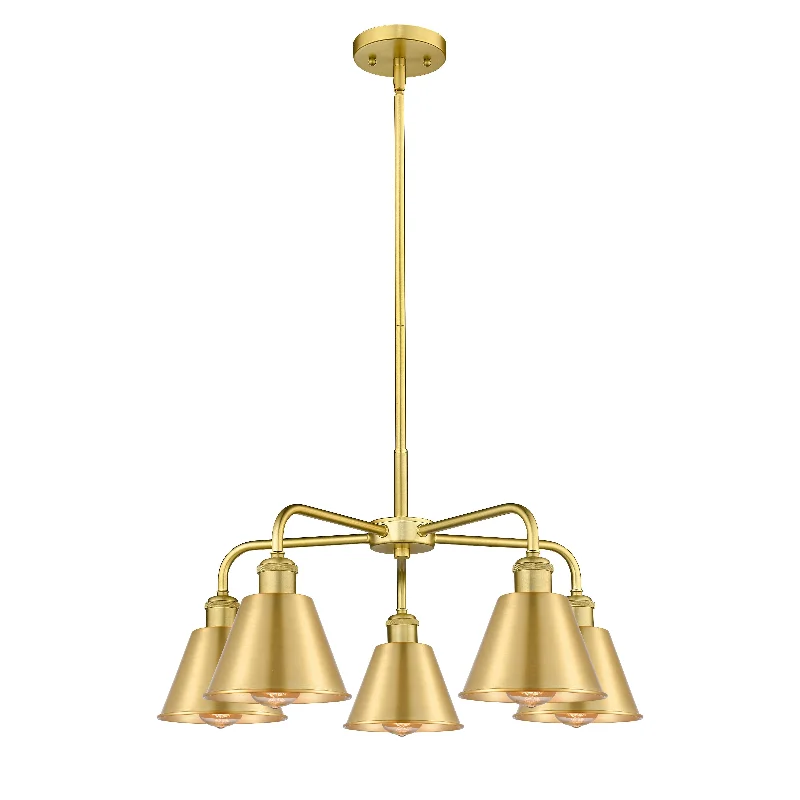 Chandeliers for High Ceilings to Fill Vertical SpaceChandeliers for High Ceilings to Fill Vertical SpaceInnovations Downtown Urban 516-5CR-SG-M8-SG Chandelier Light - Satin Gold