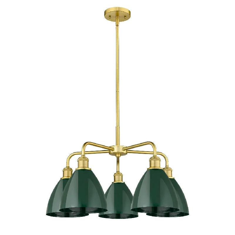 Chandeliers with Pendant Lights for a Stylish LookChandeliers with Pendant Lights for a Stylish LookInnovations Downtown Urban 516-5CR-SG-MBD-75-GR Chandelier Light - Satin Gold