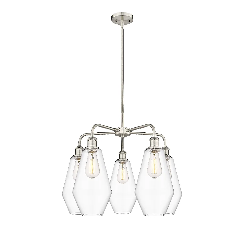 Chandeliers with Murano Glass for a High - End Artistic TouchChandeliers with Murano Glass for a High - End Artistic TouchInnovations Downtown Urban 516-5CR-SN-G652-7 Chandelier Light - Satin Nickel