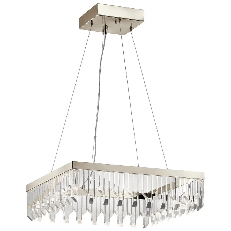 Chandeliers for Dining Rooms to Set the Mood for MealsChandeliers for Dining Rooms to Set the Mood for MealsKichler Lighting Crystalline Collection 6-light Polished Nickel LED Chandelier/Pendant