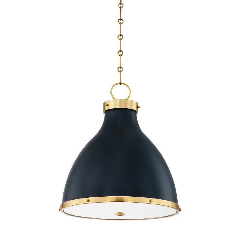 Chandeliers with Metal Frames in Gold FinishChandeliers with Metal Frames in Gold FinishPainted No. 3 Pendant