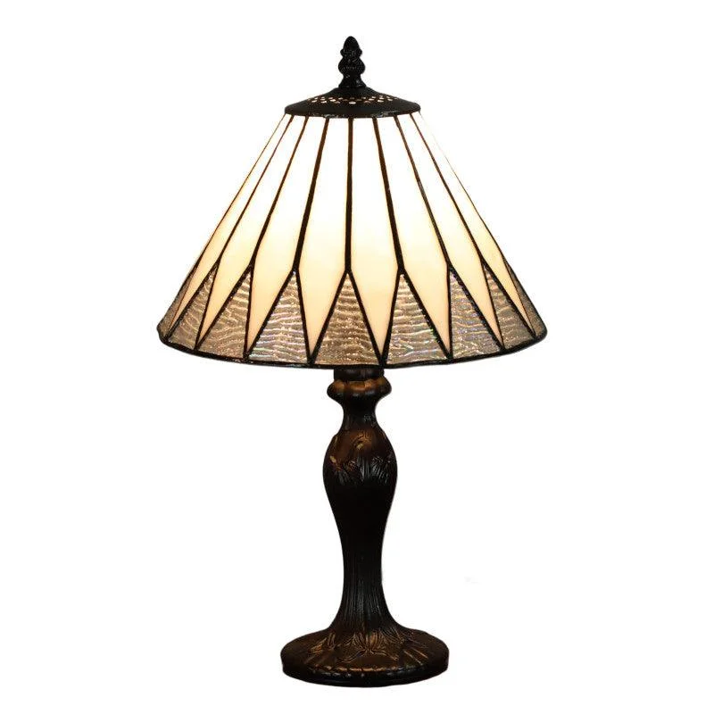 Minster 10" Fenton Tiffany Table Lamp