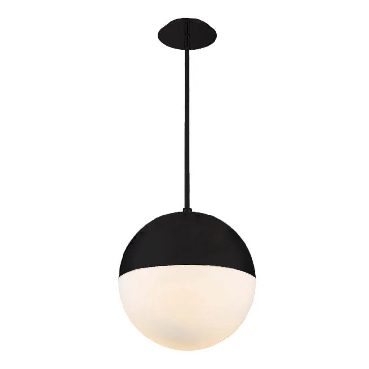 Punk Single-Light 14" Round LED Pendant 2700K