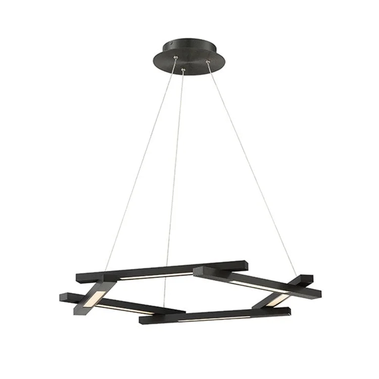 Metric Six-Light 28" LED Pendant 3000K