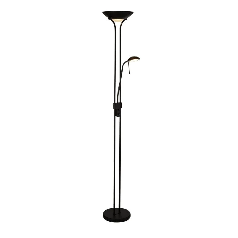 Mother & Child LED Black Floor Lamp