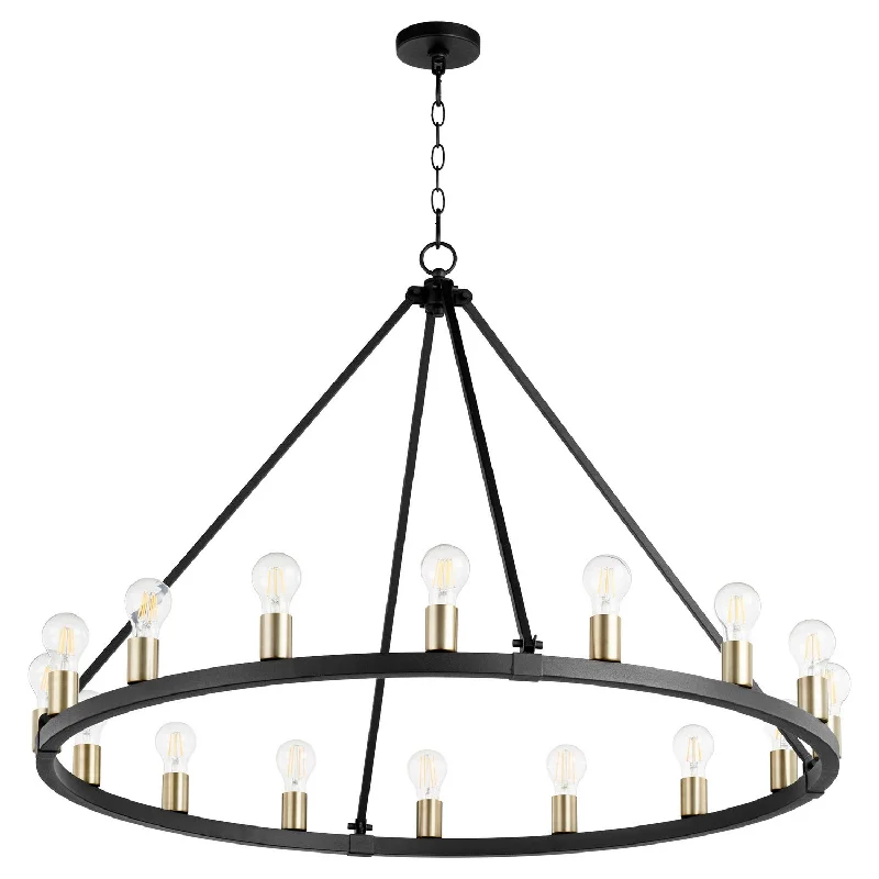 Chandeliers with Metal Frames in Black FinishChandeliers with Metal Frames in Black FinishPaxton Chandelier