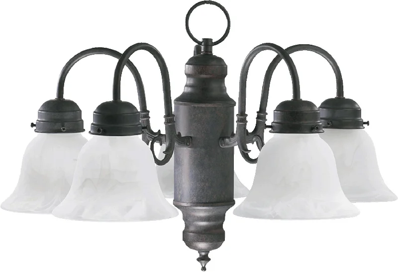 Chandeliers with Frosted Glass for a Softer Light DiffusionChandeliers with Frosted Glass for a Softer Light DiffusionFive Light Chandelier