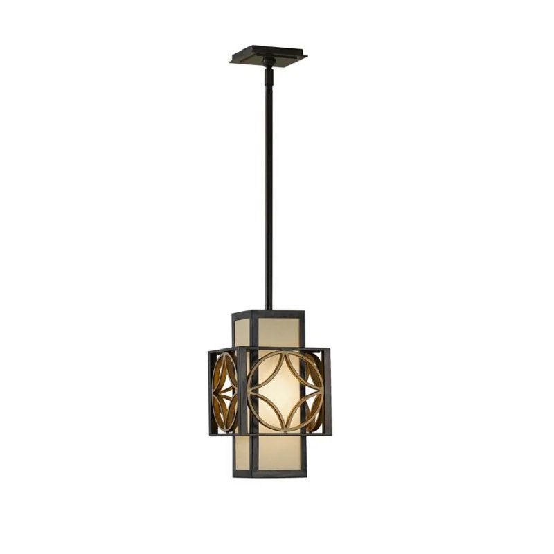 Remy Mini Pendant Light E27 in Bronze/Gold Elstead Lighting - ELS.FE-REMY-P-C