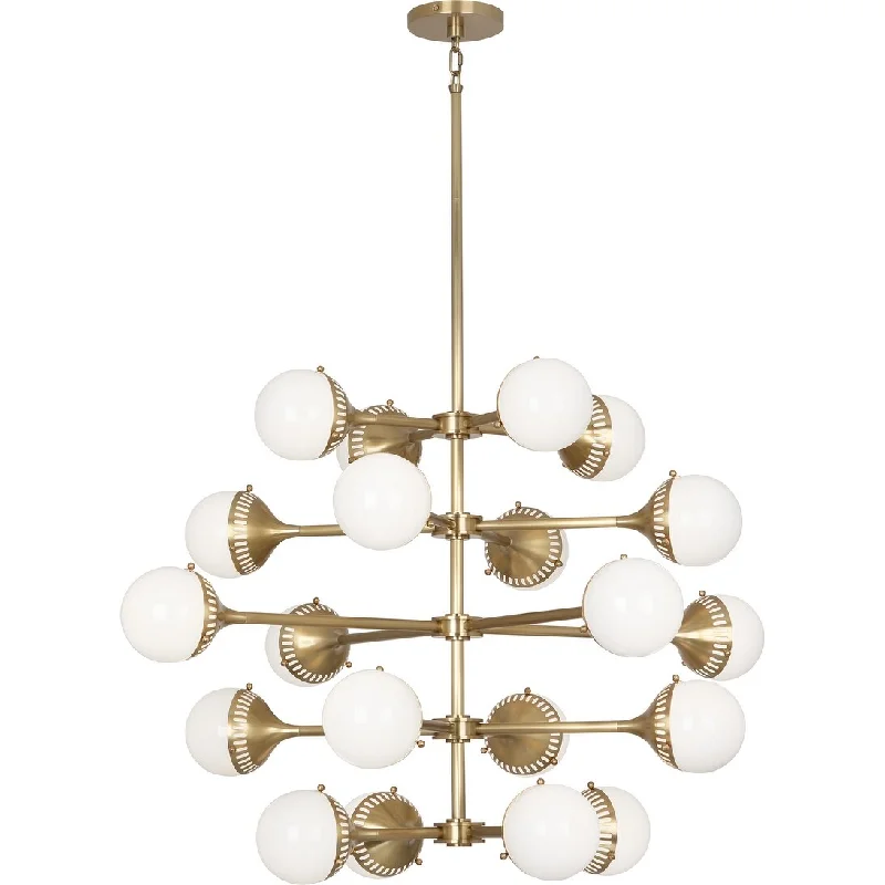 Chandeliers with Venetian Glass for a Luxurious LookChandeliers with Venetian Glass for a Luxurious LookRobert Abbey 789 20 Light Chandelier Jonathan Adler Rio Antique B - One Size