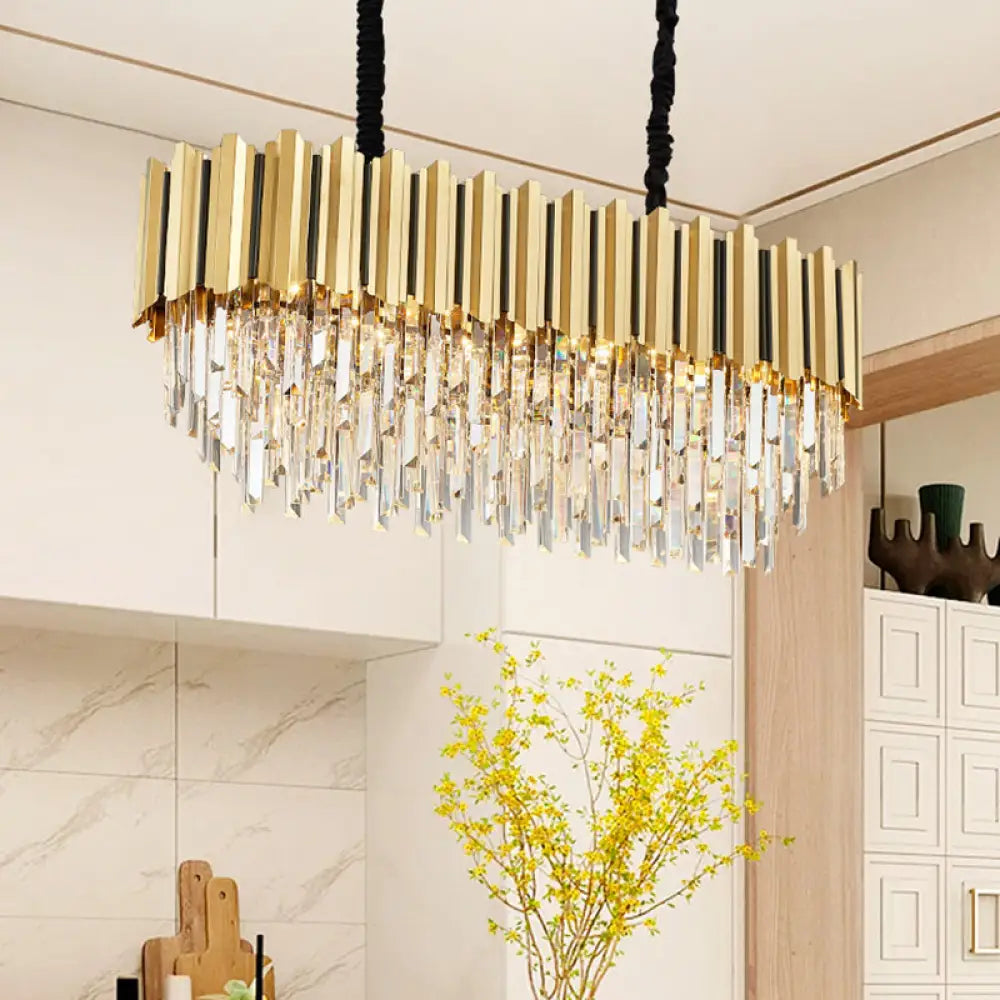 Victorian - Inspired Chandeliers with Ornate DetailsVictorian - Inspired Chandeliers with Ornate DetailsModern Gold Round Tri-Prism Crystal Pendant Chandelier Light